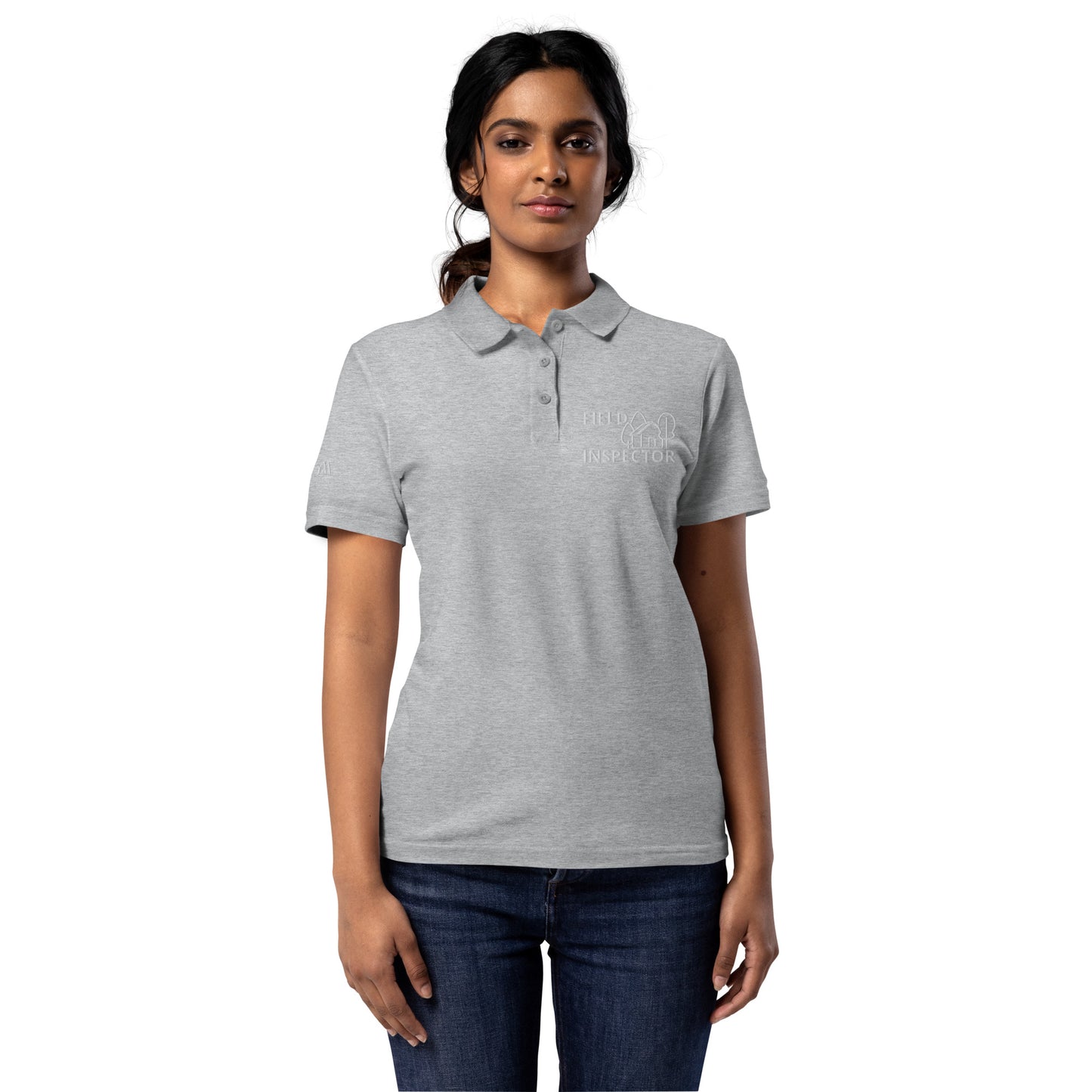 Light grey Women’s Field Inspector Polo Shirt – comfortable and stylish professional workwear