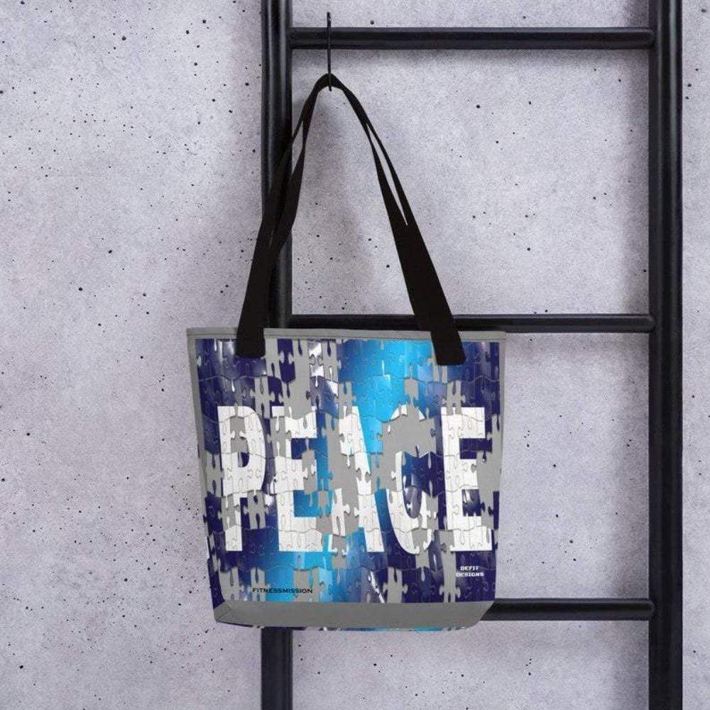 Printful Tote Bag Peace Tote Bag - Tote & Carry - Tote Bag For Work - Tote Bag For School