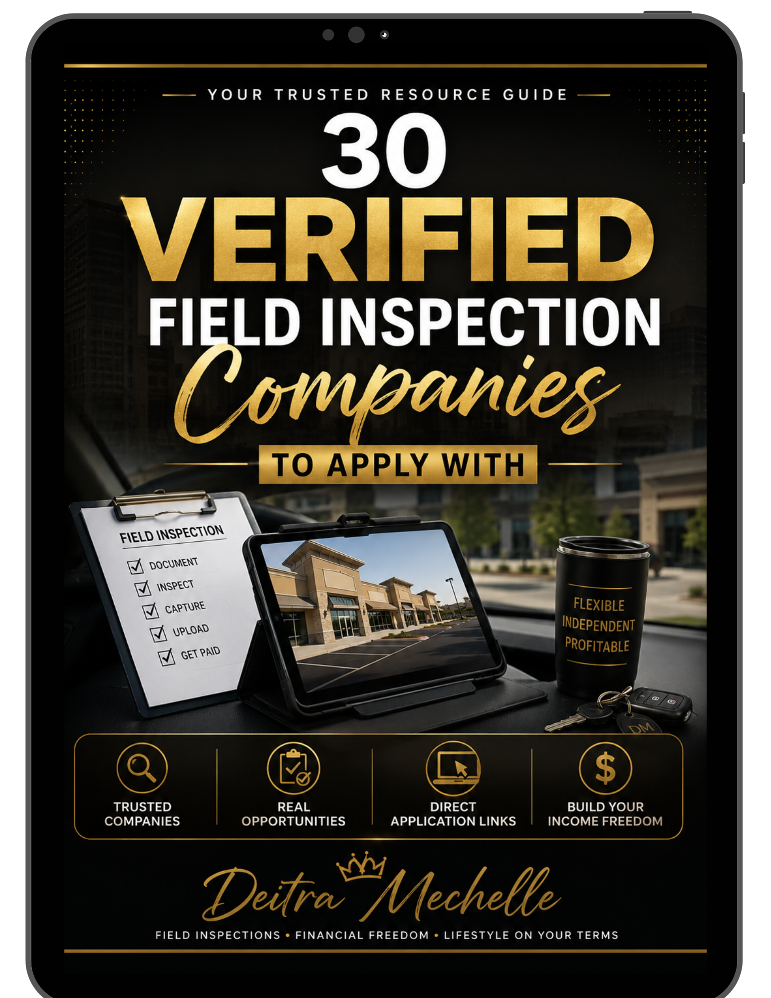 30 Verified Field Inspection Companies to Apply With digital guide cover for new field inspectors.