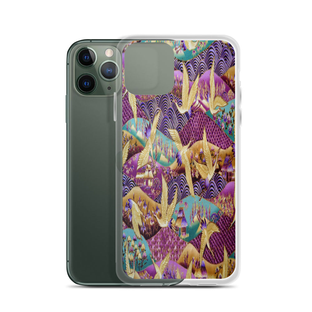 Flying Birds iPhone Case – Colorful Gradient Freedom Phone Cover