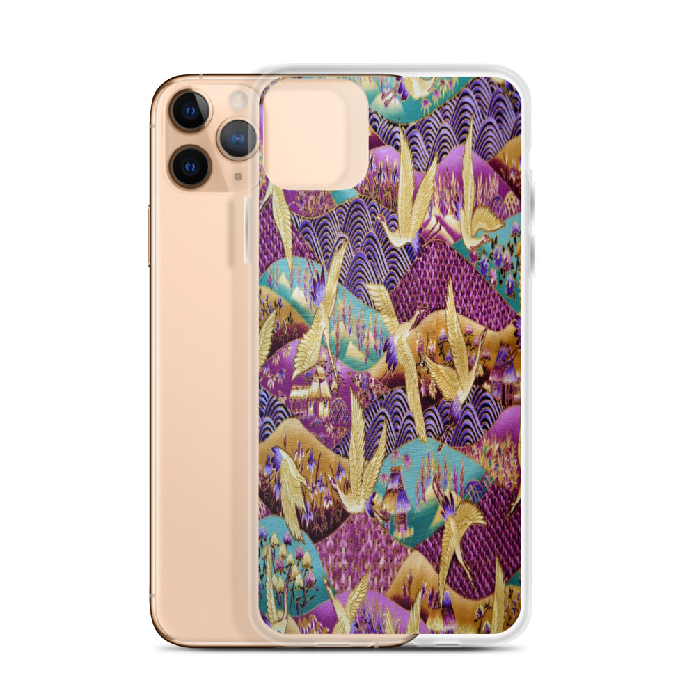 Flying Birds iPhone Case – Colorful Gradient Freedom Phone Cover