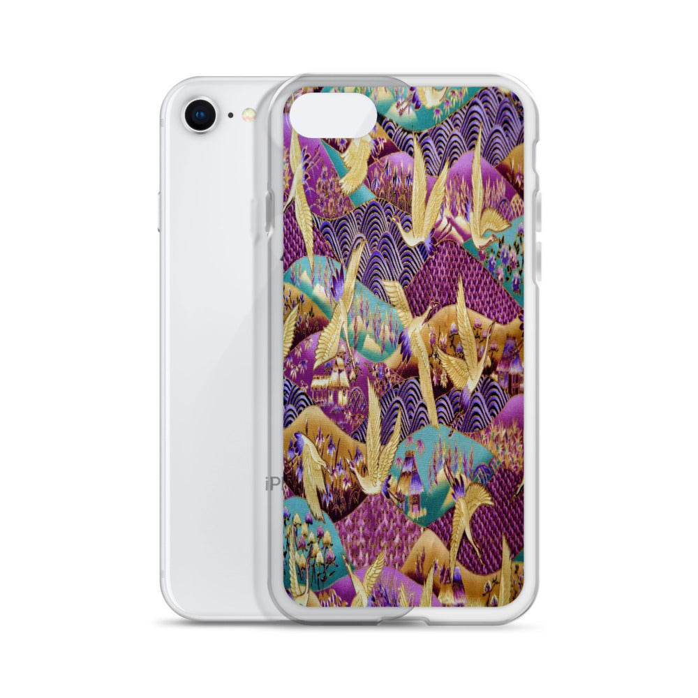 Flying Birds iPhone Case – Colorful Gradient Freedom Phone Cover