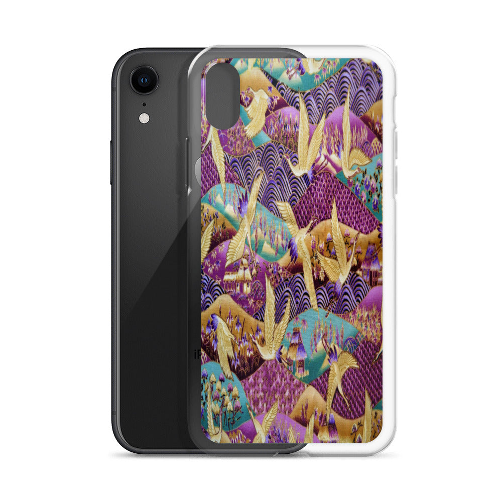 Flying Birds iPhone Case – Colorful Gradient Freedom Phone Cover