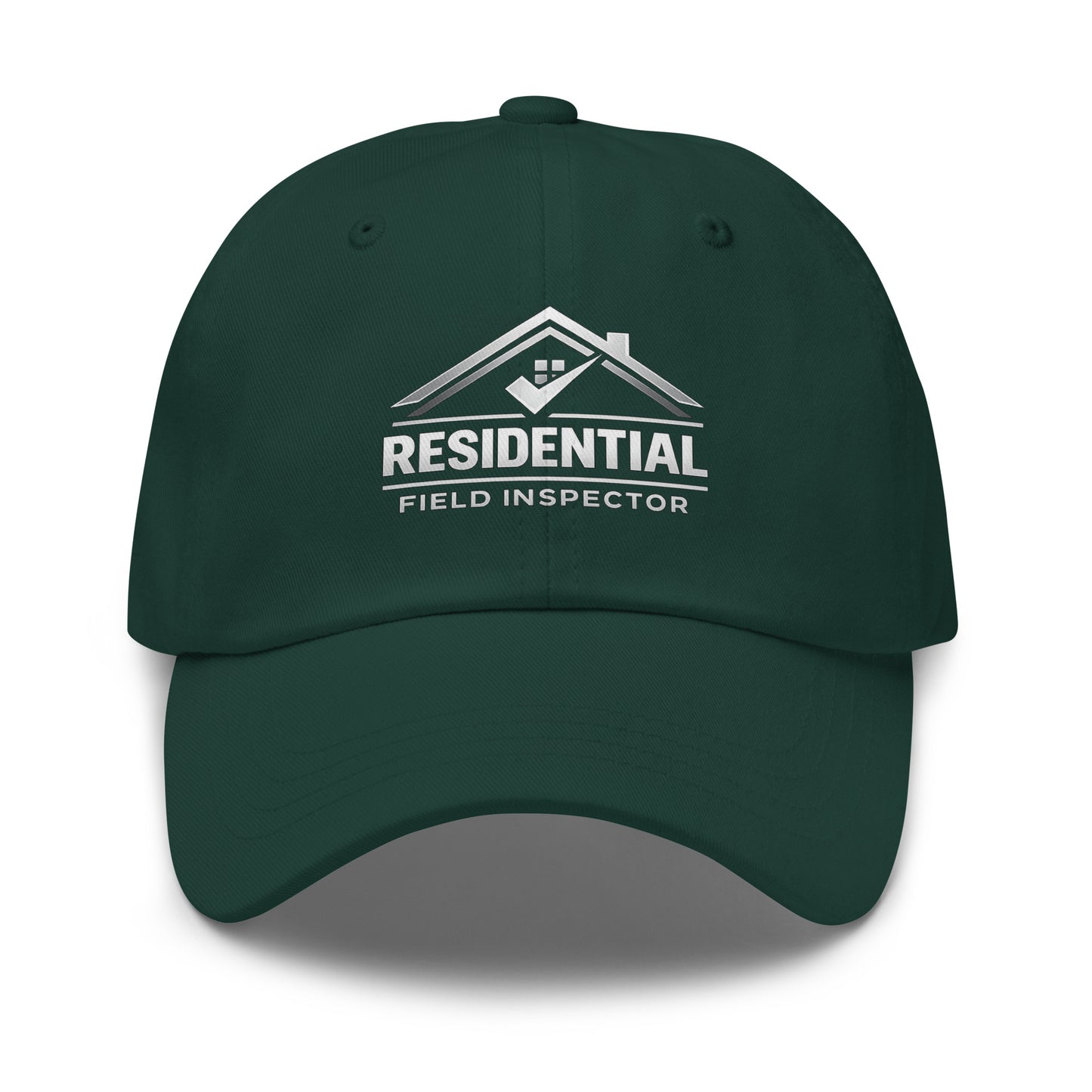 Spruce Residential Field Inspector embroidered dad hat front view