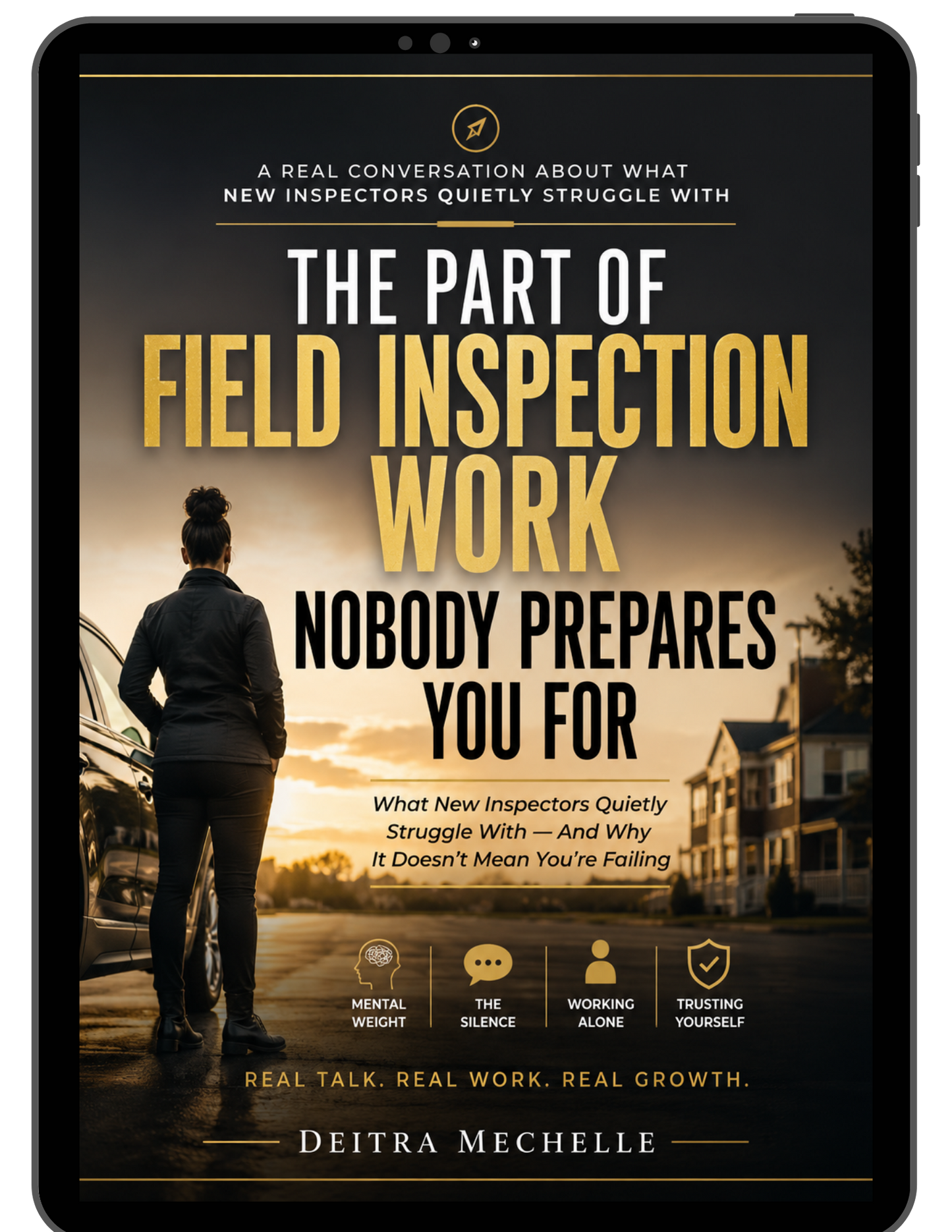 Book cover of 'The Part of Field Inspection Nobody Prepares You For' by Deitra Mechelle