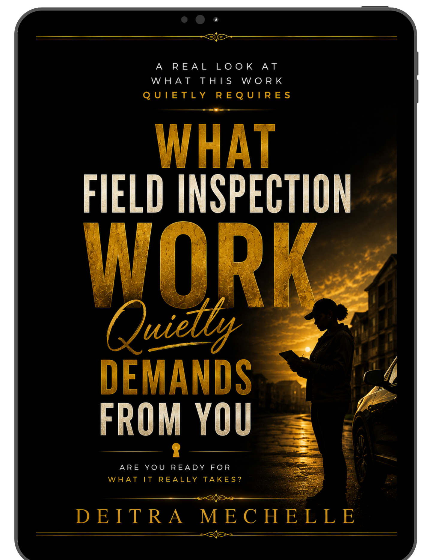 Ebook cover for 'What Field Inspection Work Quietly Demands From You' by Deitra Mechelle