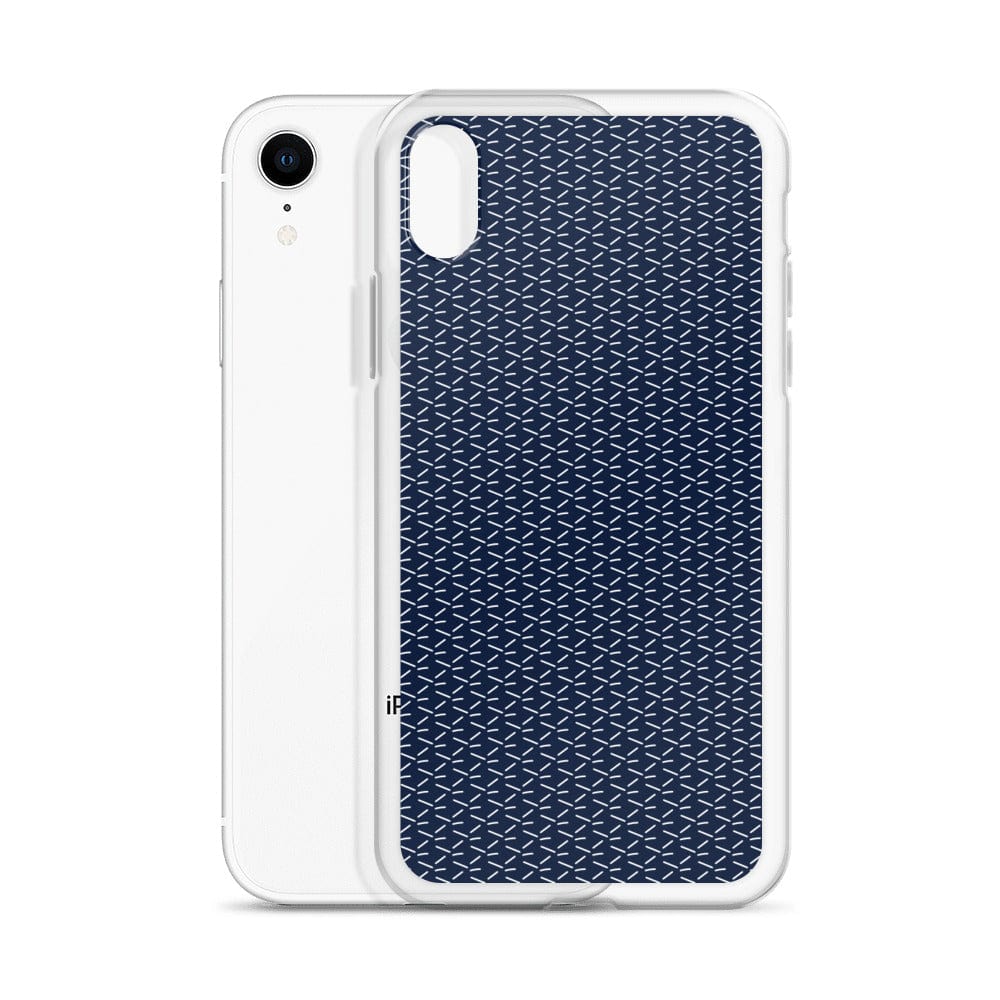 DeFit Designs Navy Geometric iPhone Case